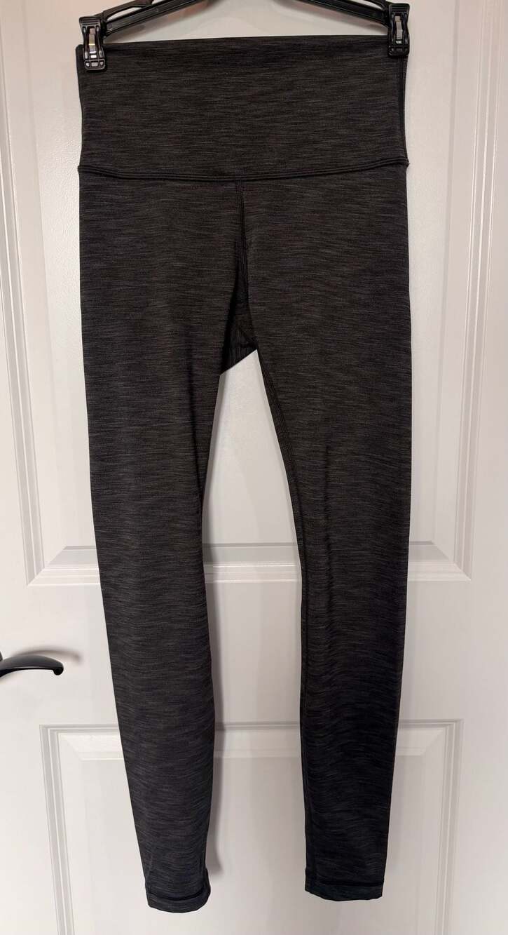 Lululemon Align High-Rise Leggings Size 4 Heathered Black